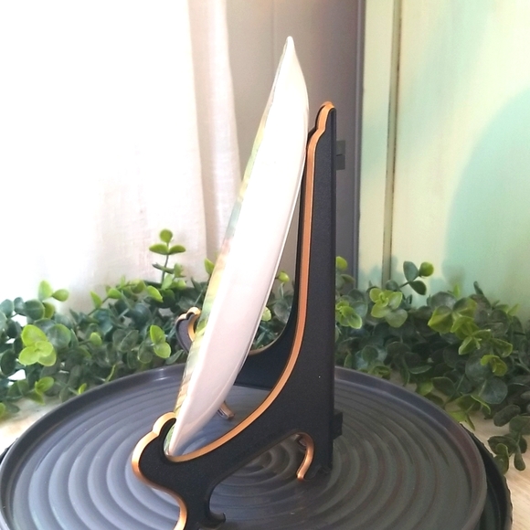 Victorian Lady Antique Plate - Picture 4 of 10